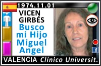 VICEN BONO BUSCA HIJO DE 1974 HOSPITAL CLINICO UNIVERSITARIO